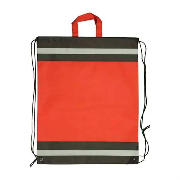 Red-Black color option for Large Non Woven Reflective Sports Pack