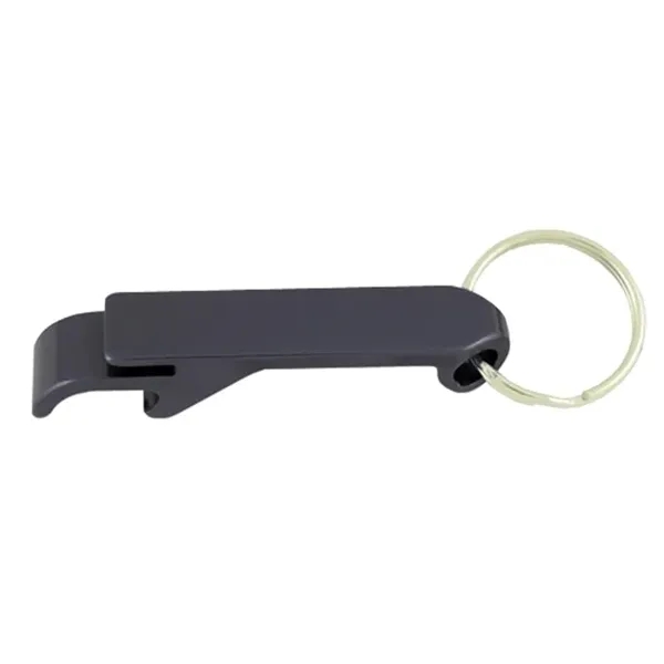 Black color option for Aluminum Bottle/Can Opener With Key Ring