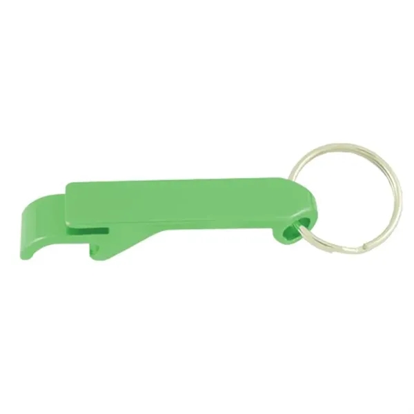 Green color option for Aluminum Bottle/Can Opener With Key Ring