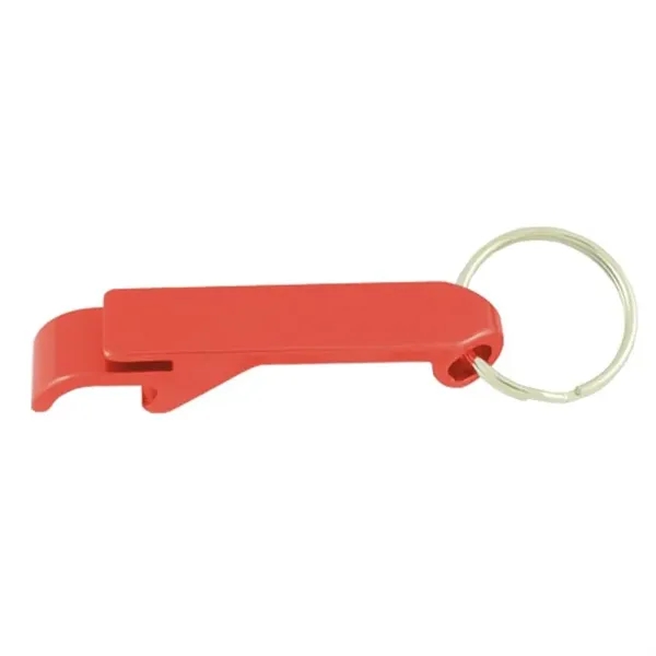 Red color option for Aluminum Bottle/Can Opener With Key Ring