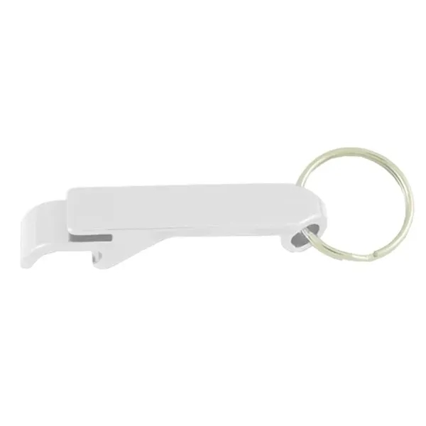 Silver color option for Aluminum Bottle/Can Opener With Key Ring