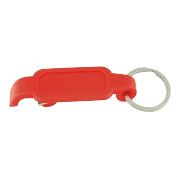 Red color option for Bottle/Can Opener Key Ring (3/4"X2 1/2"X1/2")