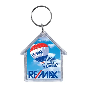 Photo of Full Color House Shape Acrylic Keytag (2 1/4")