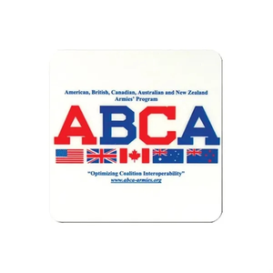 Photo of 3.5" Square Hard Surface Coasters With 1/8" Thick Base