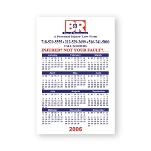 Photo of 4" X 6" Calendar Magnet   30mil