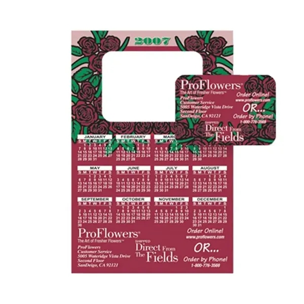 Multi Color color option for 6"X4" Picture Frame Calendar Custom Magnets   30mil