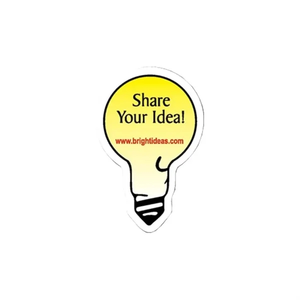 Photo of Light Bulb Stock Shape Vinyl Magnet   30mil