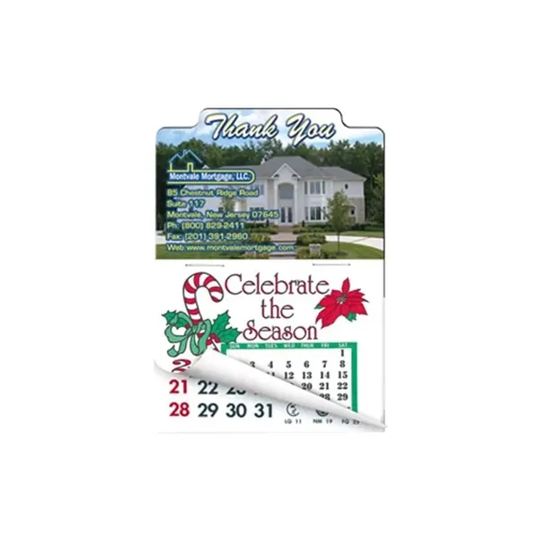Multi Color color option for Thank You Calendar Pad Sticker W/Tear Away Calendar