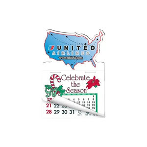 Photo of Usa Shape Calendar Pad Sticker With Tear Away Calendar