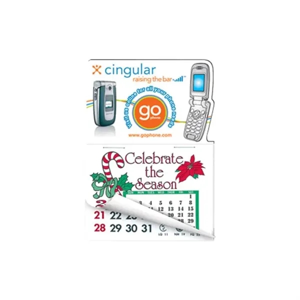 Multi Color color option for Cell Phone Shape Calendar Pad Sticker W/ Tear Away Calendar