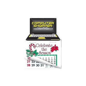 Photo of Laptop Computer Shape Pad Sticker W/Tear Away Calendar
