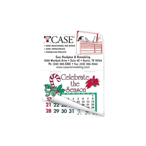 Main photo of Toolbox Shape Calendar Pad Sticker W/Tear Away Calendar