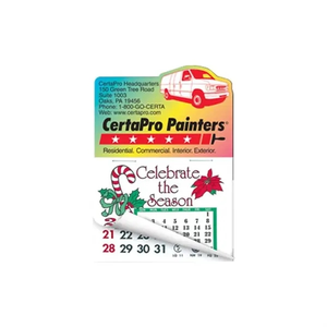 Photo of Cargo Van Shape Calendar Pad Sticker W/Tear Away Calendar