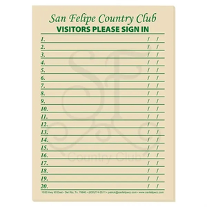 Photo of 8" X 11" Custom Printed Memo Pad/50 Sheet
