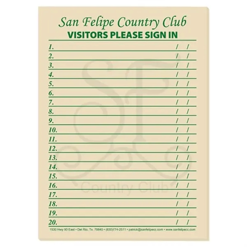 Main photo of 8" X 11" Custom Printed Memo Pad/50 Sheet