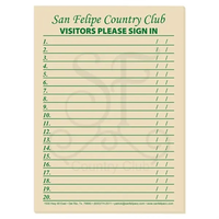 8" X 11" Custom Printed Memo Pad/50 Sheet