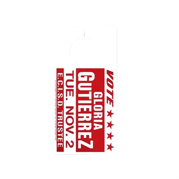 Multi Color color option for Plain Door Hanger Custom Printed (6 3/4"X3 1/2")