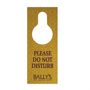 Photo of Custom Door Hanger With Custom Imprint And Shape