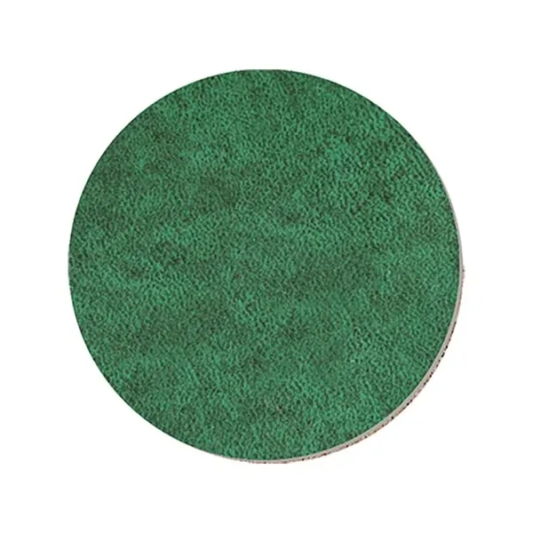 Green color option for 3.5" Round Leatherette Coaster