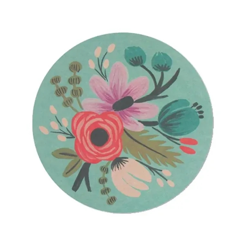 Main photo of 4" Round Full Color 80 Pt Pulp Board Coaster