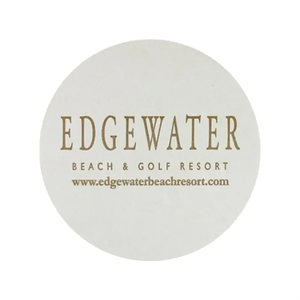 Photo of 4" Round 80pt Heavyweight Pulp Board Coaster