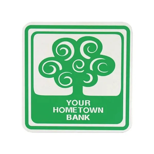 Main photo of 4" Square 80pt Heavyweight Pulp Board Coaster