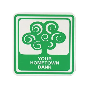 Photo of 4" Square 40pt Lightweight Pulp Board Coaster