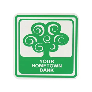 Photo of 4" Square 60pt Medium Weight Pulp Board Coaster