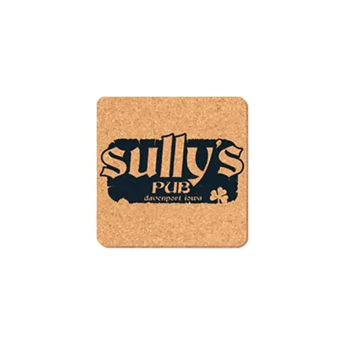 Main photo of 4" Square Cork Coasters