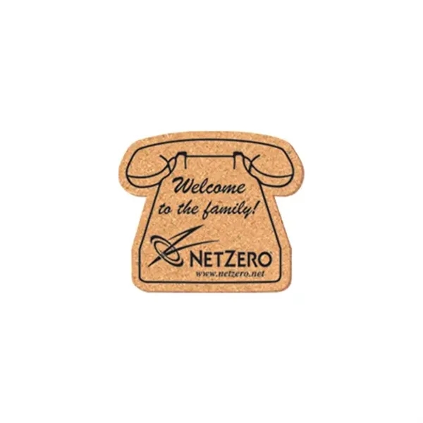 Cork Brown color option for 4" Phone Cork Coasters
