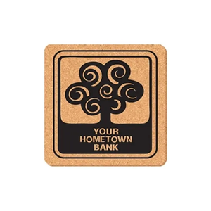 Photo of 5" Square Cork Coasters
