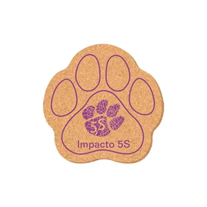 Photo of 5"X5" Paw Shape Cork Coasters
