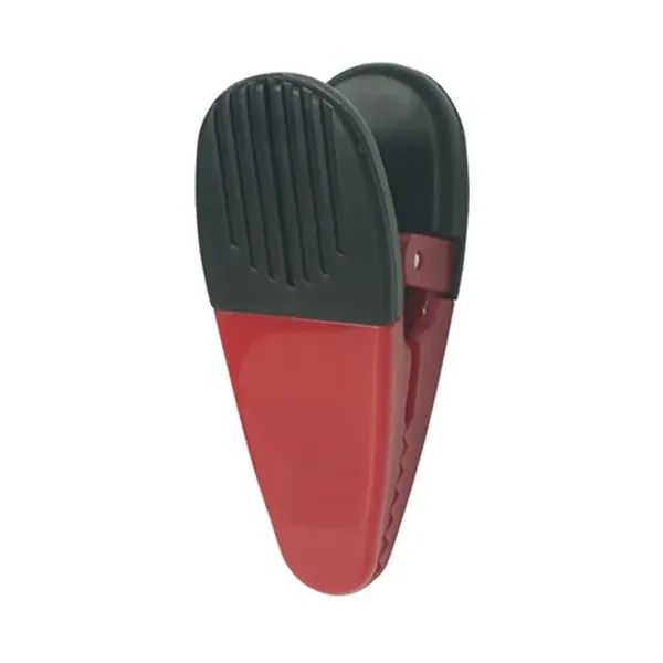 Solid Red-Black color option for Translucent Magnet Power Clips (1 1/4"X3 1/2")