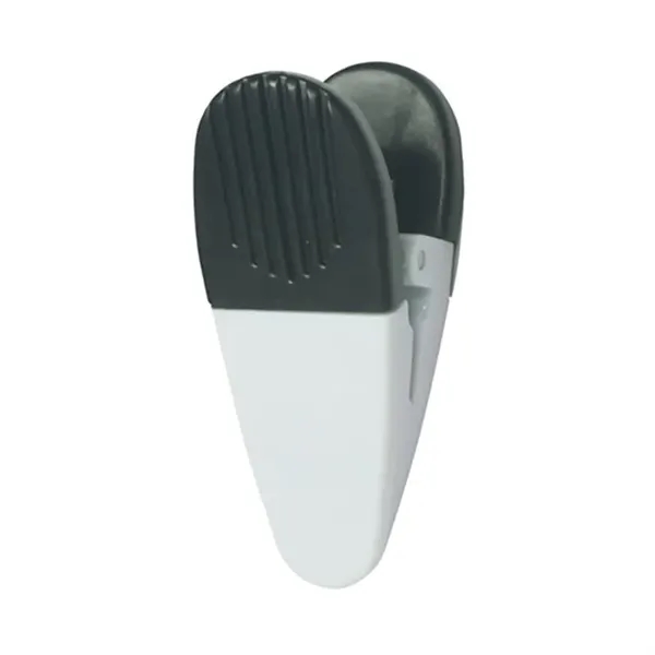 Solid White-Black color option for Translucent Magnet Power Clips (1 1/4"X3 1/2")