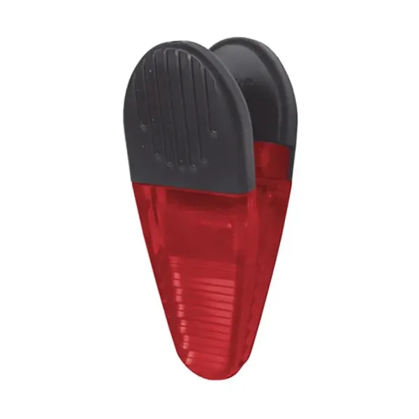 Translucent Red-Black color option for Translucent Magnet Power Clips (1 1/4"X3 1/2")