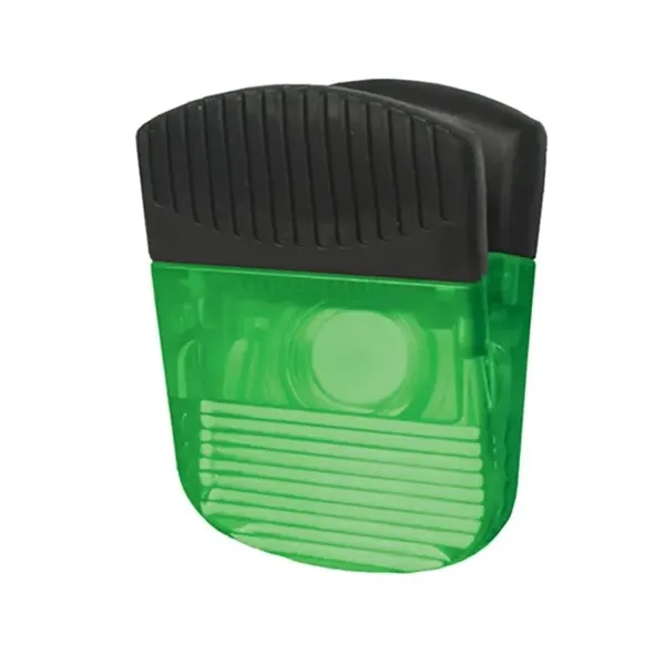 Translucent Green-Black color option for Translucent Magnet Power Clips (2"X2 3/4")