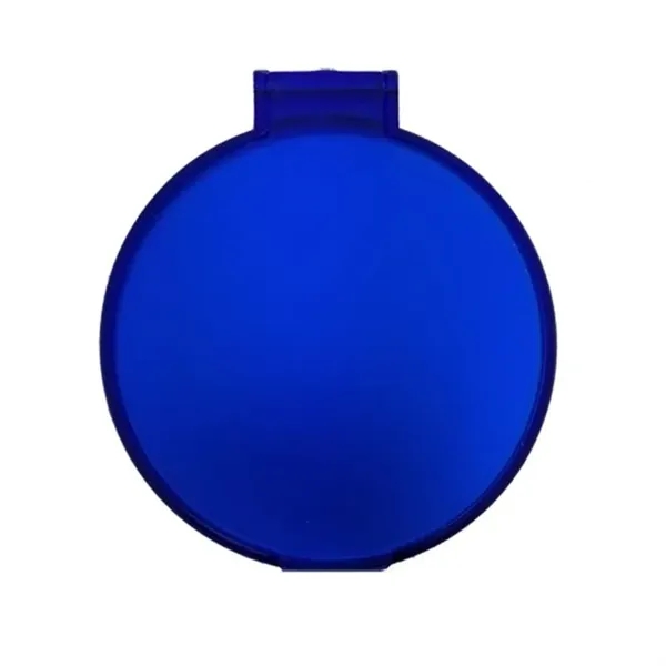 Translucent Pink color option for 2 1/2" Round Compact Mirrors Custom Imprint