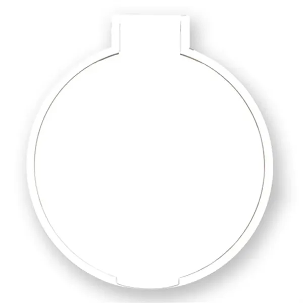 White color option for 2 1/2" Round Compact Mirrors Custom Imprint
