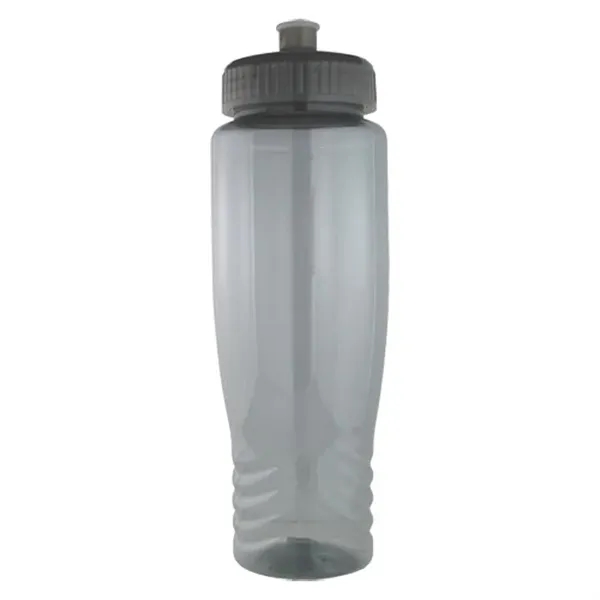 Smoke Gray color option for 28 Oz Plastic Fitness Water Bike Bottle