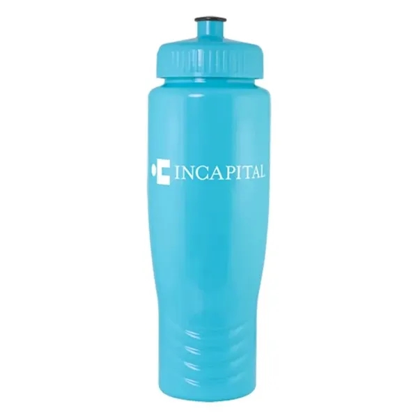 Soft Blue color option for 28 Oz Plastic Fitness Water Bike Bottle