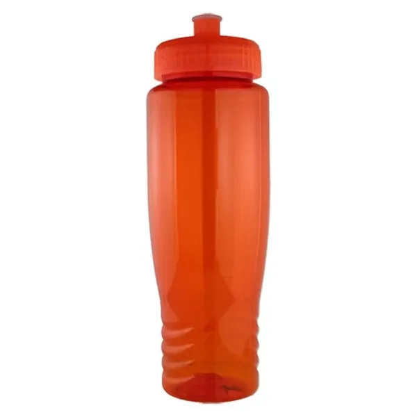 Translucent Orange color option for 28 Oz Plastic Fitness Water Bike Bottle