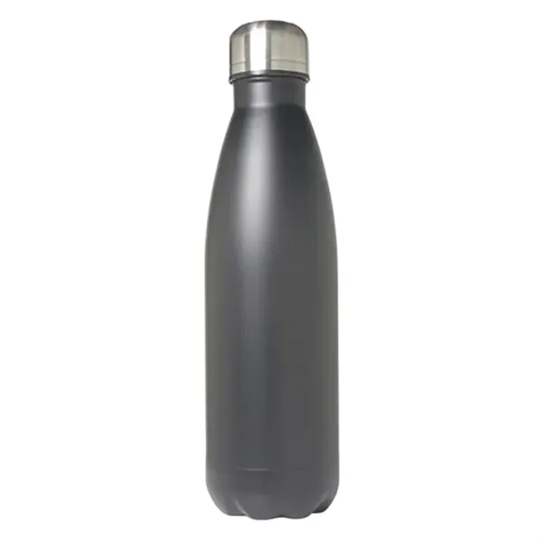 Black-Silver color option for 17 Oz. Stainless Steel Double Wall Vacuum Bottle