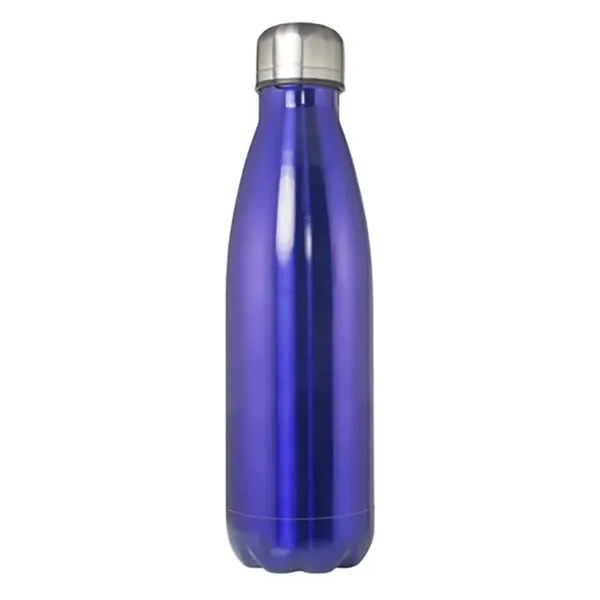 Blue-Silver color option for 17 Oz. Stainless Steel Double Wall Vacuum Bottle