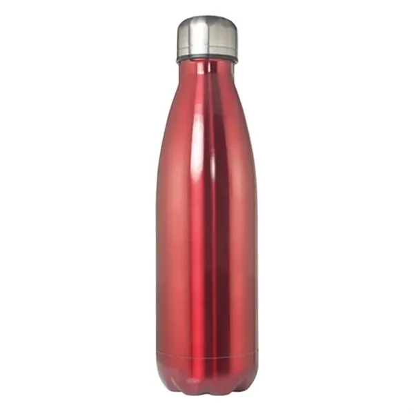 Red-Silver color option for 17 Oz. Stainless Steel Double Wall Vacuum Bottle