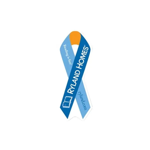 Photo of 2"X8" Awareness Ribbon Shape Custom Printed Bookmarks