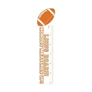 Photo of 2"X8" Football Shape Custom Printed Bookmarks