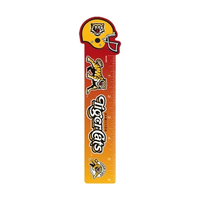 2"X8" Football Helmet Custom Printed Bookmarks