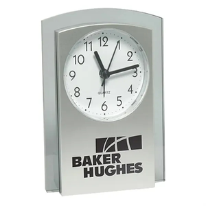 Photo of Rectangular Desk Alarm Clock With Translucent Trim