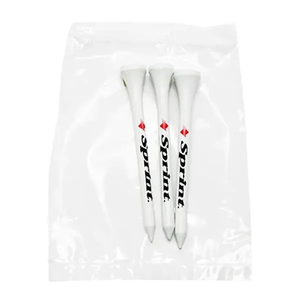 Photo of Golf Tee Poly Packet With 3 Tees