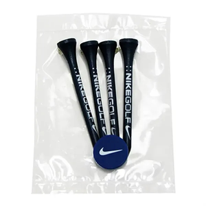 Photo of Golf Tee Poly Packet With 4 Tees & 1 Ball Marker
